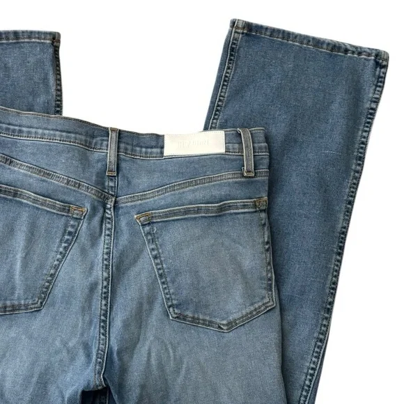 Re/Done Light Blue faded 90 loose fitted Straight Leg redone lux Jeans NEW Sz 27 - Picture 9 of 14